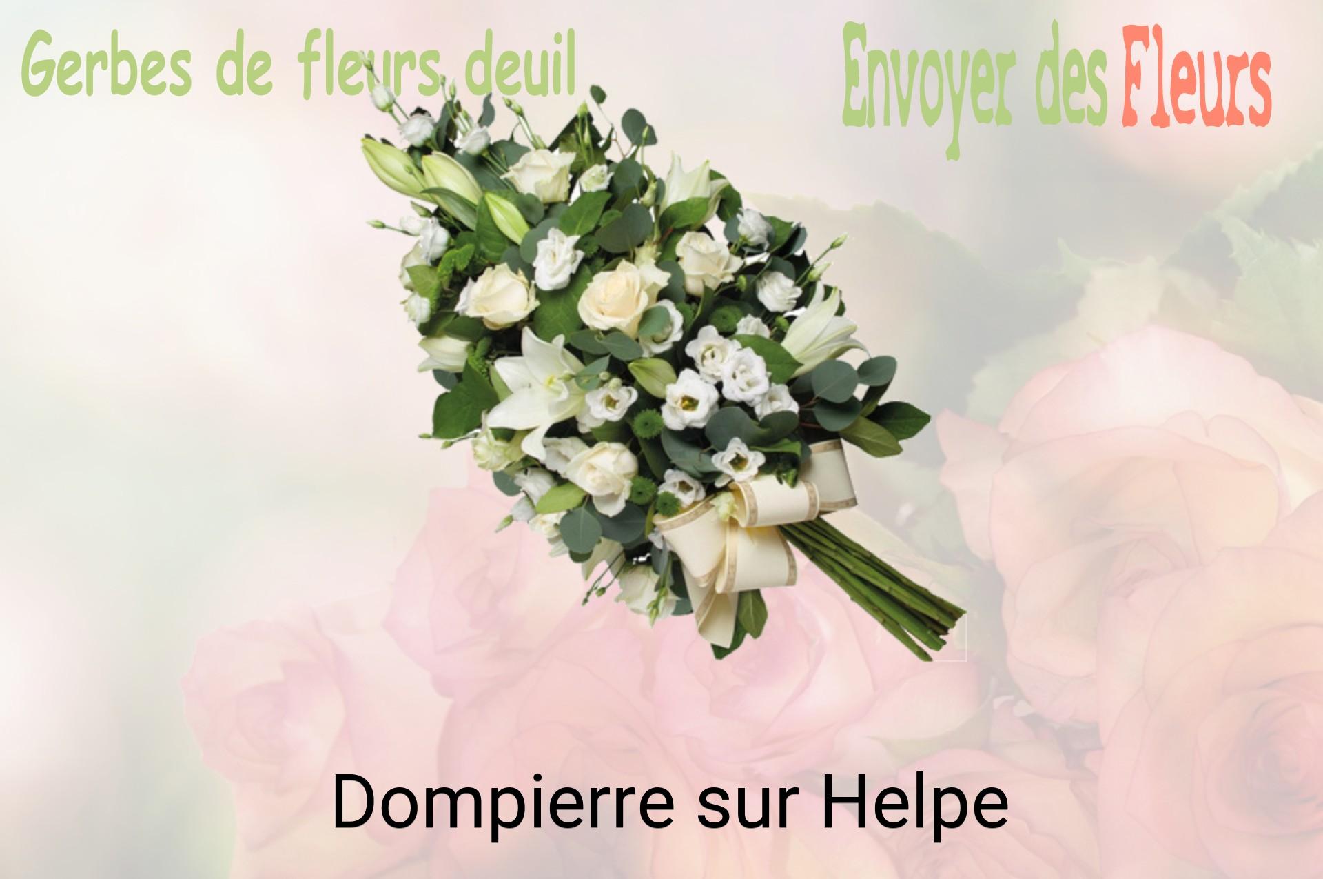 Gerbe de fleurs de deuil livrée à Dompierre-sur-Helpe